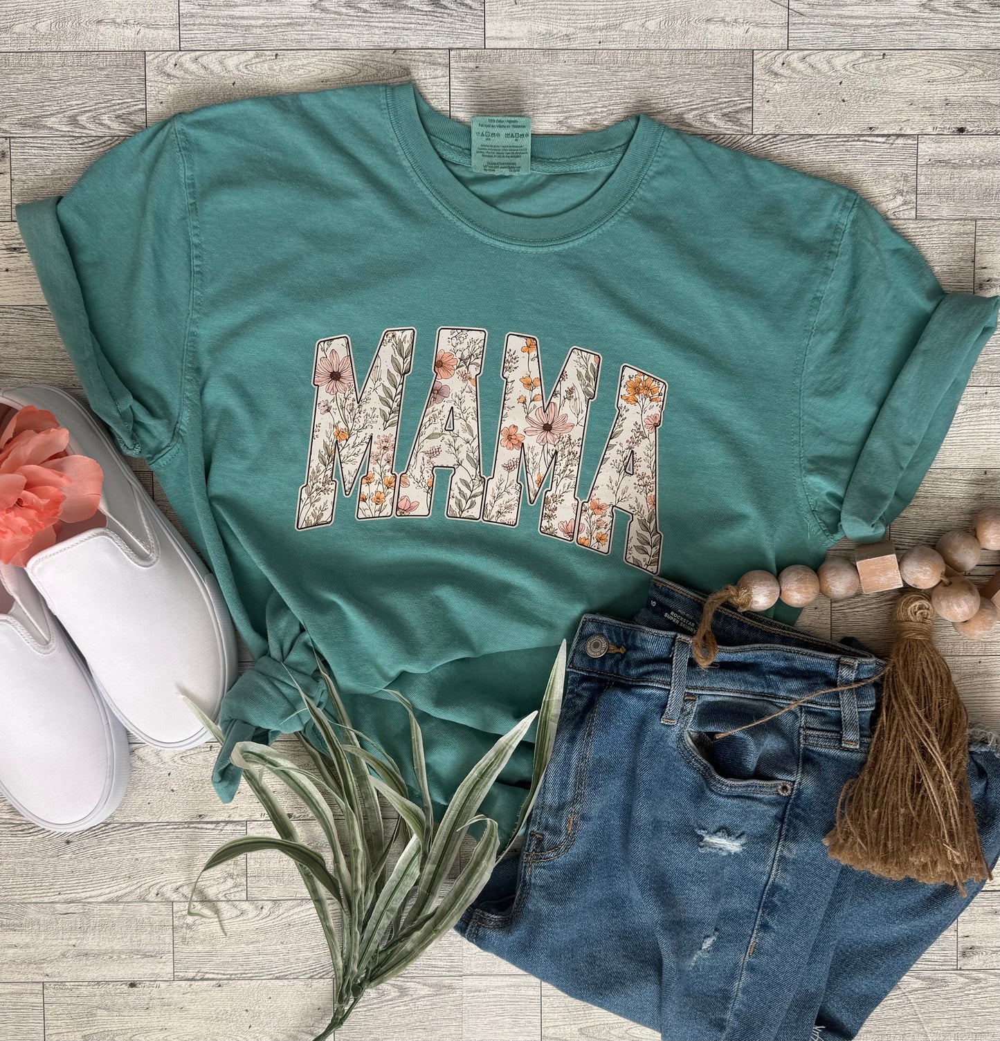 MAMA Flower Tshirt