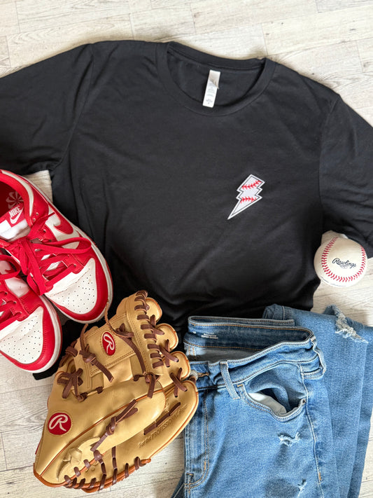 Baseball Bolt Patch Tee