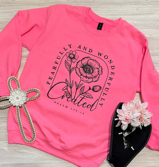 Fearfully And Wonderfully Created Sweatshirt