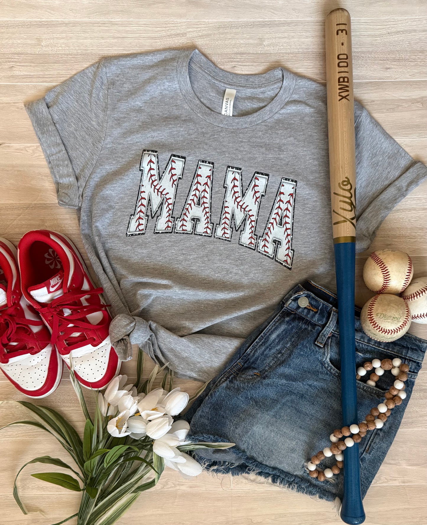MAMA Baseball Tshirt