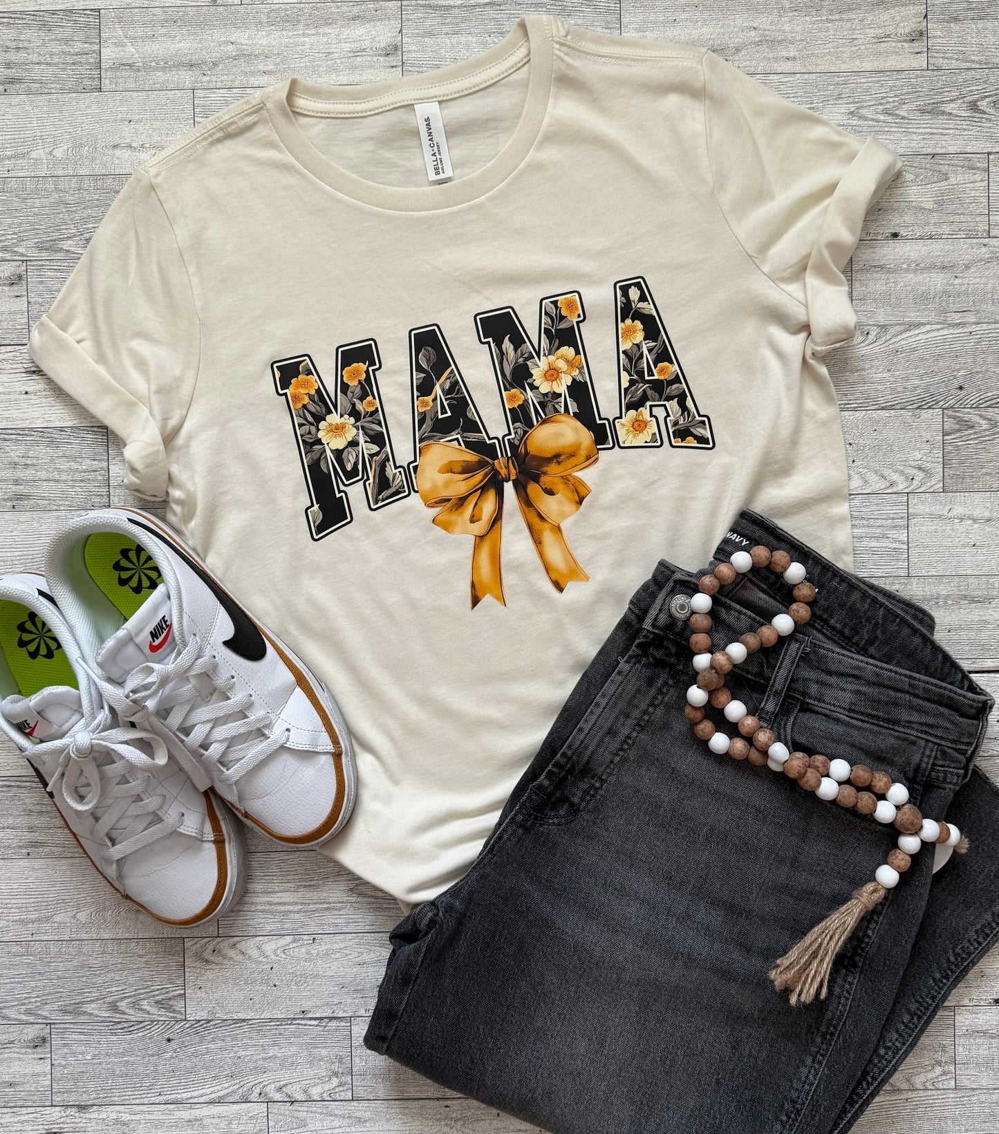 MAMA Black & Yellow Tshirt