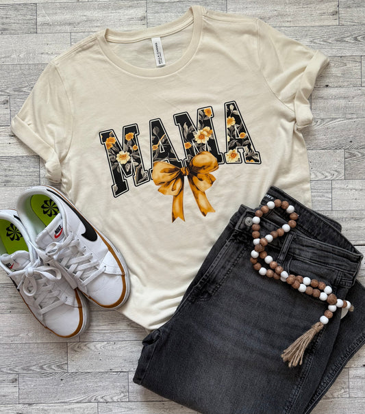MAMA Black & Yellow Tshirt
