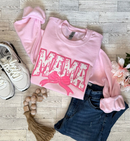 Mama Patch Pink Sweatshirt - Last Chance