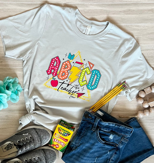 Teacher Tour Tshirt - Gray