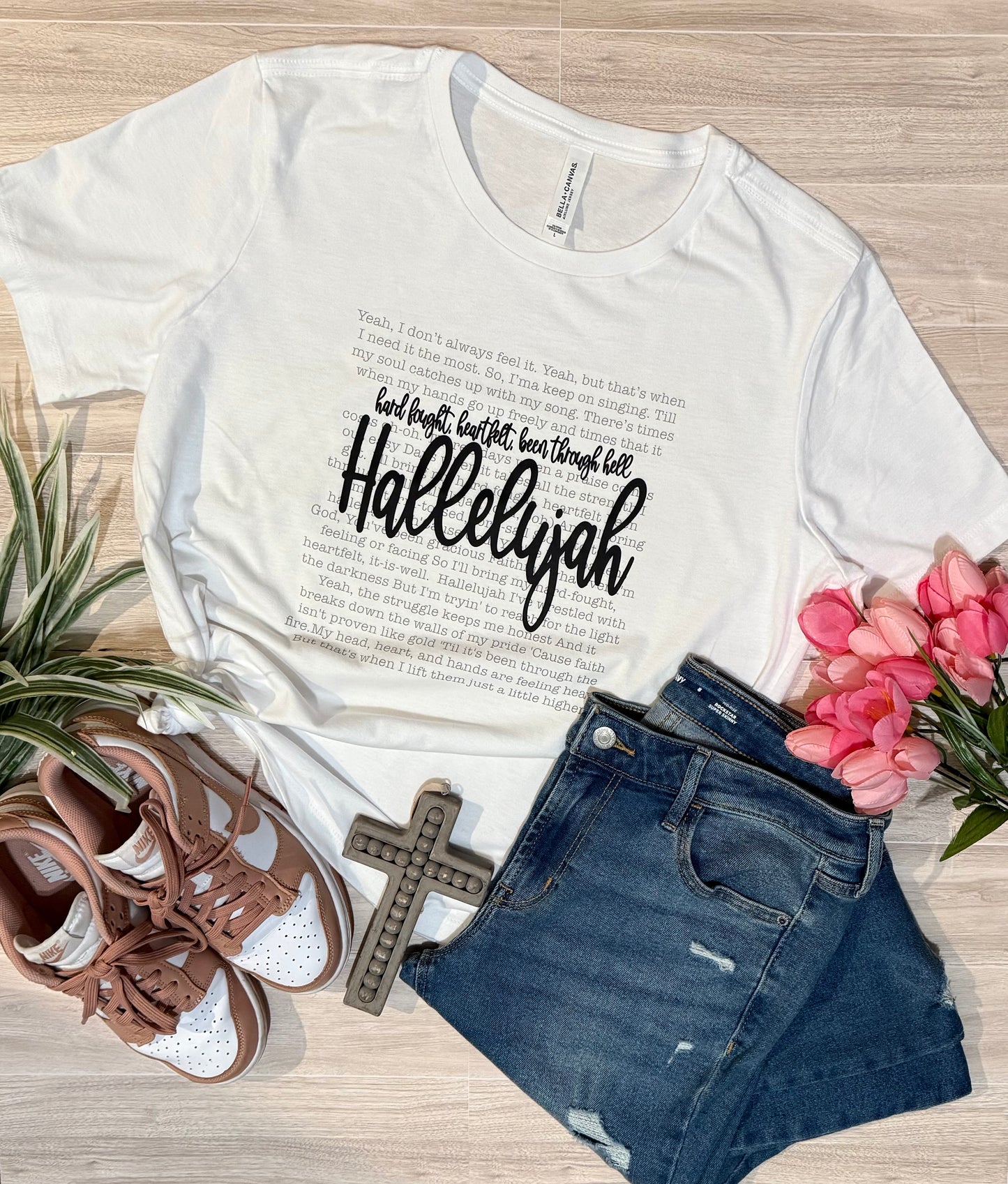 Hard Fought, Heartfelt, Been Through Hell Hallelujah Tshirt
