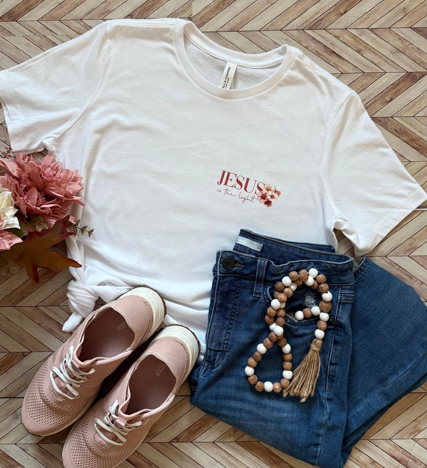 Jesus Is the Light – Walk by Faith T-Shirt